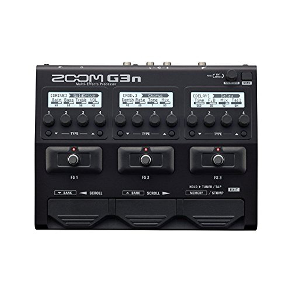 Zoom G1X FOUR Guitar Multi-Effects Processor, 70+ Effects