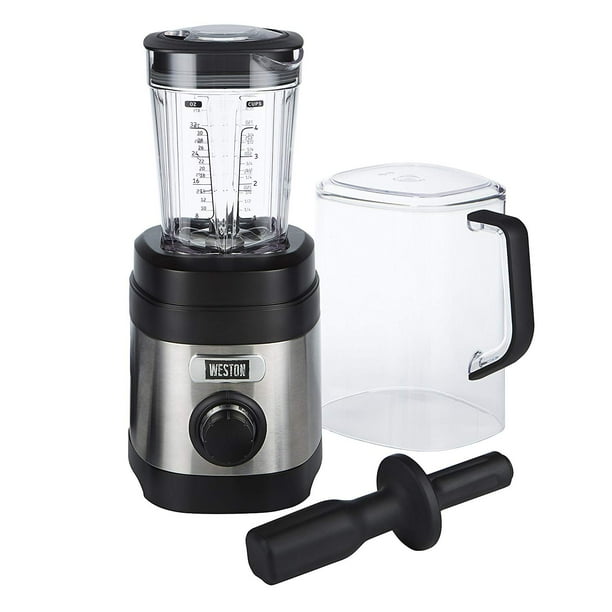 Weston 58917 32 Oz Dishwasher Safe Kitchen Blender with Sound Shield
