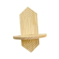 thumbnail image 2 of Estante de pared de madera estilo bohemio para baño, decoración de guardería, moderno estante flotante decorativo para dormitorio, oficina y baño., 2 of 9