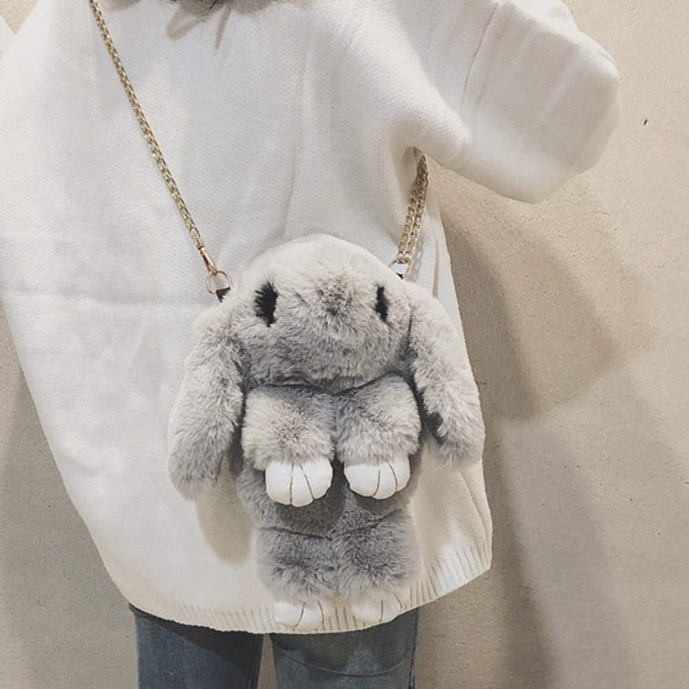 fluffy sling bag