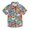 Hip Hop Street Graffiti, variant on Small Short Sleeve Button Down Shirts Panda Faces Heart Star Casual Shirt 3-10 Years