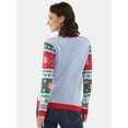 thumbnail image 3 of No Boundaries Christmas Sweater, Women's and Women's Plus, 3 of 5