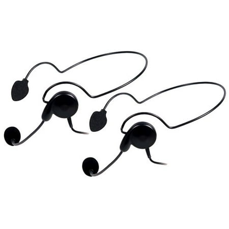 Midland Behind-The-Head 2-Way Radio Headset, 2-Pack