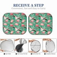 thumbnail image 6 of Fotbe Tropical Flamingo 2-Piece Car Windshield Sun Shade | Sun Blocker for Car Windshield | Foldable Automotive Interior Accessories for Sun Protection-Large, 6 of 7