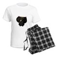 thumbnail image 4 of CafePress - Black Sushi Cat Pajamas - Women's Short Sleeve Print T-Shirt and Pants Light Cotton Pajama Set, 4 of 7