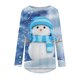 thumbnail image 4 of ICHUANYI Liquidación Navidad Mujer Moda Casual Manga Larga Cuello Redondo Tops Blusa Suelta Impreso ICHUANYI WER202308230292, 4 of 5