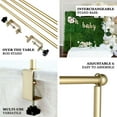 thumbnail image 4 of Efavormart 42" Tall Gold Adjustable Over The Table Rod Stand, Metal Table Flower Arch for Weddings, Showers, Party, Centerpiece Decorations, 4 of 10
