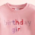 thumbnail image 6 of mgoYE Toddler Baby Fall Outfit Birthday Girl Crewneck Sweatshirt Tops Birthday Shirt Kids Spring Fall Clothes, 6 of 8
