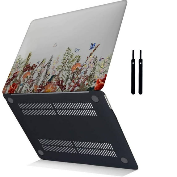 Hard Case Shell Cover Only Compatible Old MacBook Pro 15" with Retina Display No CD-ROM Cable Tie Model: A1398 Flowers 227
