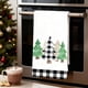 thumbnail image 5 of Paños de cocina navideños | Paños para secar platos con motivos navideños de árboles | Paños de cocina de poliéster supersuaves para cocinar, hornear y decorar la mesa, 5 of 5