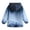 Blue, variant on Boys Rain Jacket Kid Lightweight Windbreaker Jacket Gradient Waterproof Hooded Raincoat Outdoor Full Zip Coats for Boys Girls