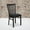 Black Vinyl Seat/Black Metal Frame, variant on Emma + Oliver Black School House Back Metal Restaurant Chair - Black Vinyl Seat