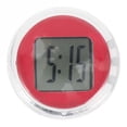 thumbnail image 1 of Shisuyan Waterproof Self-adhesive Motorcycle Digital Clock For Universal Car Dashboard Clock Auto Interior Decoration (Red), 1 of 8