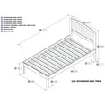 thumbnail image 7 of Richmond Platform Bed with Open Foot Board in, Multiple Colors and Sizes, 7 of 7