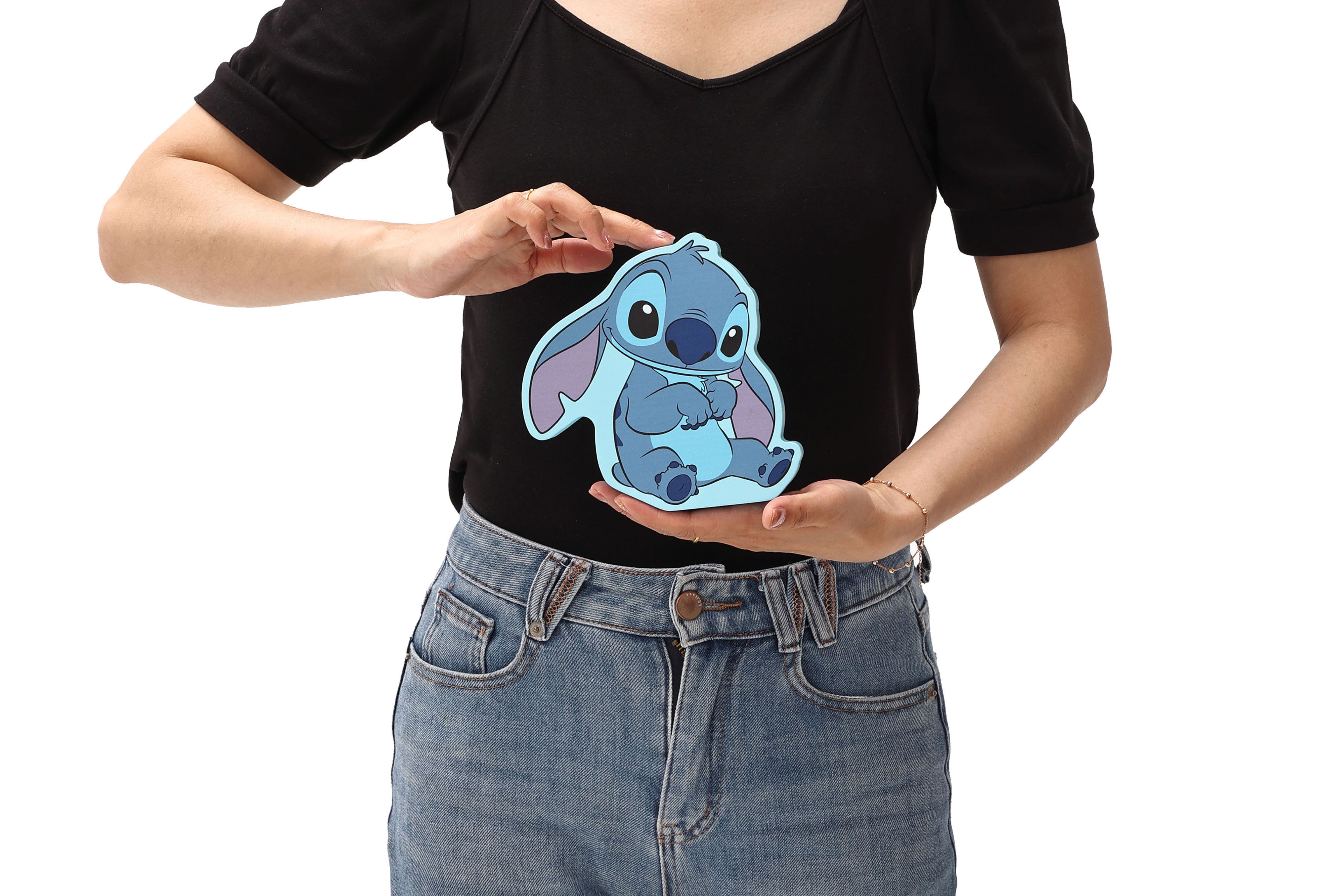 (2 pack) Disney Lilo and Stitch Die-Cut MDF Block by POP Creations