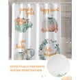 thumbnail image 6 of Farm Pumpkins Truck Pull Pumpkins Eucalyptus Wreath Shower Curtain Set ，Waterproof Fabric Shower Curtains Shower Curtains for Bathroom,Bathroom Decor 54x"78", 6 of 7