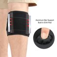 thumbnail image 3 of Compression Calf Wrap, Washable Built in EVA Pad Calf Brace Exquisite Workmanship Fine Alignment Aluminum Support Bars  for Soccer, 3 of 7