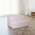 thumbnail image 4 of Romantic Foldable Mattress, Art of Rose Petals, 74.8" x 35.4", Pale Rose and White, by Ambesonne, 4 of 6