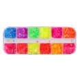 thumbnail image 1 of 12 Colores/caja de lentejuelas de mariposa para decoración de uñas de brillante DIY accesorios para la de Acción de - 05, 1 of 6