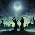 thumbnail image 2 of Heavy Duty Metal Zombie Hands Yard Stakes - Spooky Halloween Outdoor Decor Set of 2 for Garden, Pathway & Graveyard Displays, 2 of 9