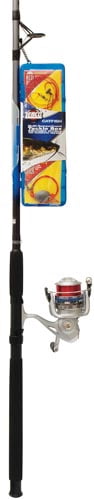 Zebco Ready Tackle Spinning Reel and Fishing Rod Combo, Includes Tackle