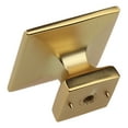 thumbnail image 2 of GlideRite 1.375 in. Modern Square Cabinet Knobs, Brass Gold, Pack of 10, 2 of 3