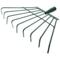 thumbnail image 5 of Masteelf Garden Pine Needle Rake Portable Iron Lawn Rake Garden Shrub Rake For Leaves Artificial Turf Rake Rake Hand Garden Tool, 5 of 8
