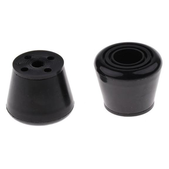 2 Pack Toe Stops - Roller Skate Toe Stoppers - Skates Repair Rebuilding Accessories for Men Women Skating Outdoors Black