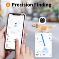 thumbnail image 5 of PcEoTllar Smart Bluetooth Tracker 4-Pack, Works with Apple Find My (iOS Only), Keys Finder and Item Locator for Wallet, Luggage, Black/White, 5 of 9