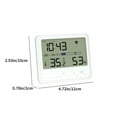 thumbnail image 3 of Alarm Clock,Led Small Digital Alarm Clock For Bedrooms,Multi-function Digital LCD Large Screen Weather Clock Indoor Temperature and Humidity Meter with Alarm Clock Weekly Calendar Weather Forecasts, 3 of 8