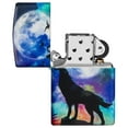 thumbnail image 4 of Zippo Howling Wolf and Moon 540 Color Design Pocket Lighter, 4 of 8
