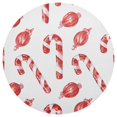 thumbnail image 3 of Ryvnso Christmas Multi Candy Round Plate Mats Dining Table Placemat Set of 4 for Holiday Decoration, 3 of 7