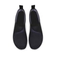thumbnail image 5 of Men and Women a Slip On Barefoot Quick-Dry Beach Aqua Yoga Water Shoes (Curved Line/Black, 11.5-12.5 Men), 5 of 8