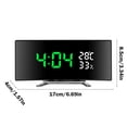 thumbnail image 3 of TIMIFIS Hand Towels Multifunctional Intelligent Digital Mirror Clock Desk Clock Large Screen Display Silent Sleep Electronic Clock for Home Adults Gifts Kitchen Gadgets, 3 of 6