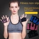 thumbnail image 2 of Guantes de fitness de medio dedo, antideslizantes, para barra, unisex, anticaídas, 2 of 5