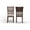 Cherry Brown, variant on New Classic Furniture Furniture Gia Solid Wood Dining Chairs in Ebony Black (Set of 2)