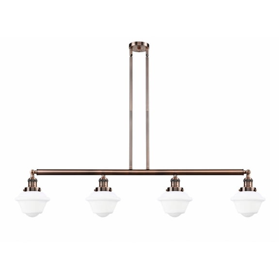 Innovations Lighting 214 Small Oxford Small Oxford 4 Light 52" Wide Linear Chandelier -
