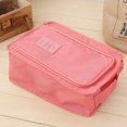 thumbnail image 4 of Bolsa para zapatos de almacenamiento de cosméticos de viaje impermeable a prueba de polvo para acampar (rosa) Likrtyny Para Estrenar, 4 of 7