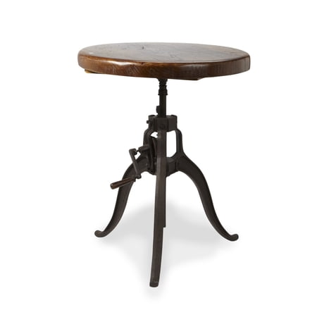 Crank Adjustable Pedestal Table