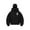 Black, variant on WZXFASHION Ski Print Hooded Double Hooded Top With Zipper And Pockets Same Style Ski Suit For Men And Women Clearance oversized pullover sweater