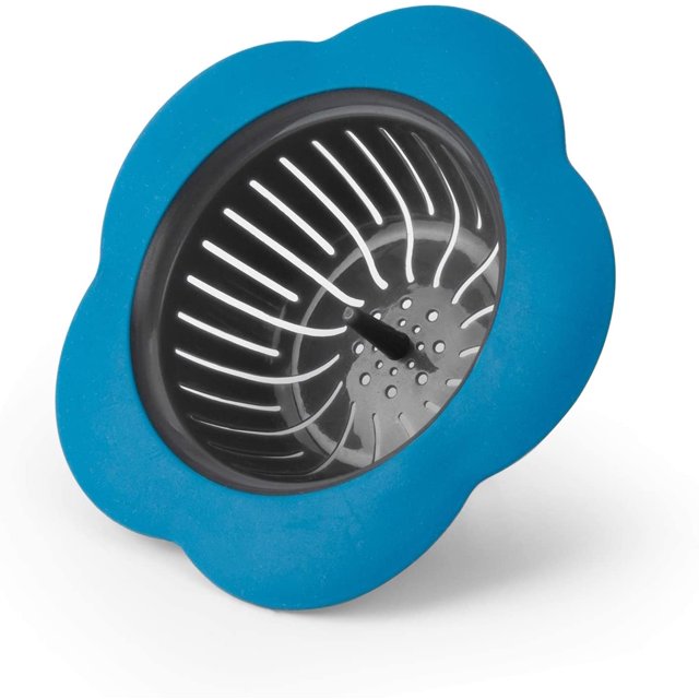 Colador de fregadero de plástico, cesta de filtro de drenaje de fregadero de cocina, colador lindo para verter pintura acrílica azul Sailing Electrónica