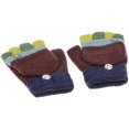 thumbnail image 4 of Kid Toddler Magic Winter Wool Knit Mitten Convertible Flip Top Fingerless Gloves, 4 of 5