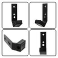 thumbnail image 3 of WRISTBIQUE barbell hooks for rack Barbell Hanger Black 4Pcs for Fitness Enthusiasts, 3 of 10