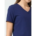 thumbnail image 4 of Scrubstar Core Essentials Women’s V-Neck Scrub Top, Sizes XS–3XL, 4 of 10