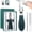 Green, variant on Eagle Beak Nail Clippers, 3 Piece Toenail Clipper Set, Angled Thick Nail Trimmer Kit, Ingrown Nail Care, Senior Grooming Tools