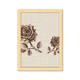 thumbnail image 1 of Antique Rose Brown Flower Plant Cuadro de madera decorativa marco de casa A4, 1 of 3