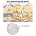Deep Fry Basket, 9 inch Stainless Steel Round Wire Fry Basket Drain