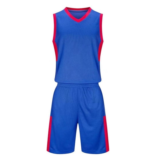 AINIYS Kids Sleeveless Crew Neck Pullover Quick Dry Lightweight Breathable Two Piece Tank And Shorts Set For Basketball Running Outdoor Blue 13 Years