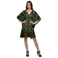 thumbnail image 2 of Moomaya Printed Bikini Cutwork Lace Caftan Kaftan Dresses For Women Plus Size, 2 of 6