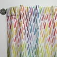 thumbnail image 3 of Designart 'Collection Of Watercolor Drops Paint Splash ' Modern & Contemporary Curtain Panel, 3 of 5